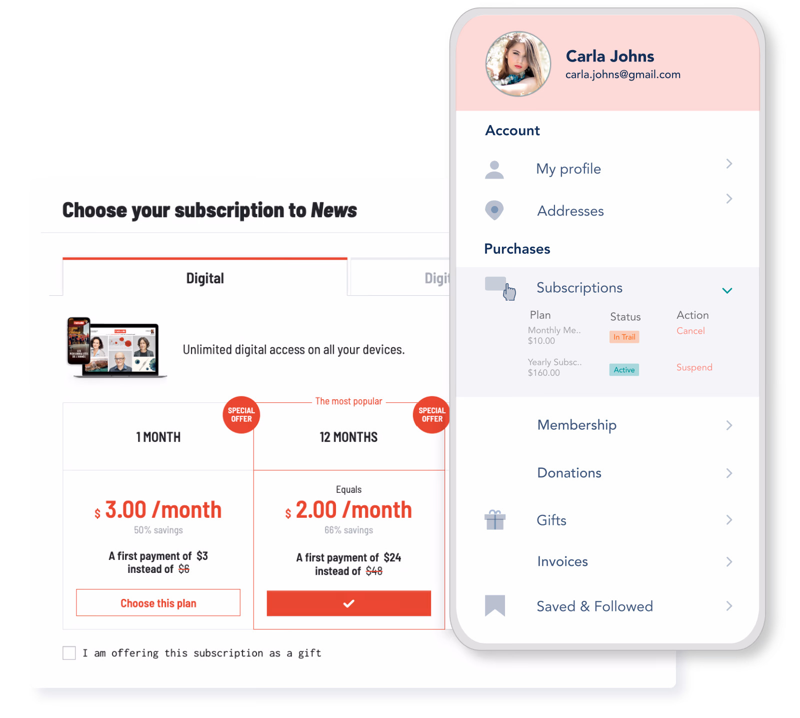 Authentication for the end user