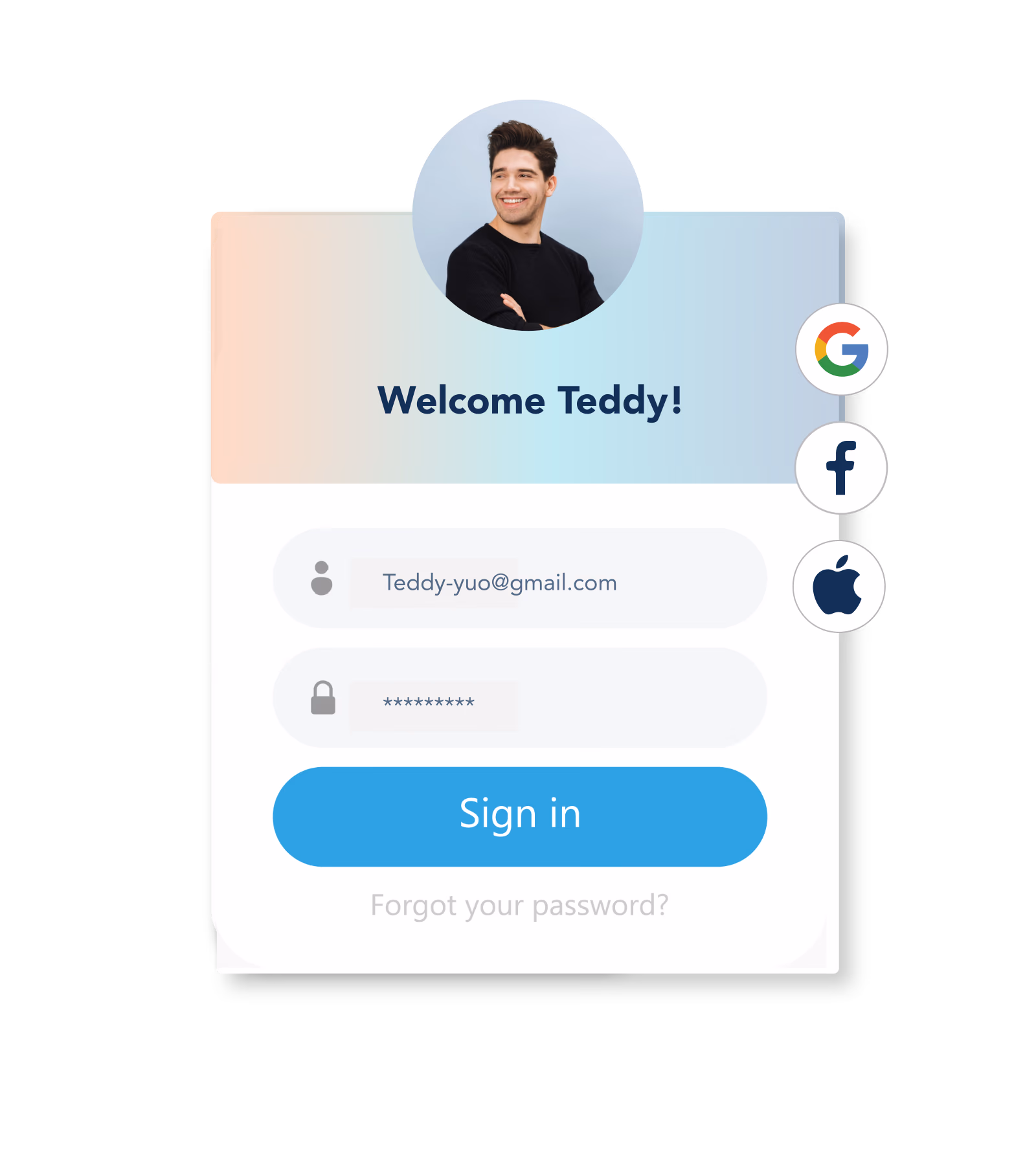 Client portal sign in